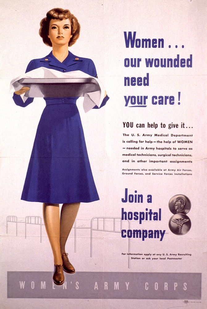 Women, Our Wounded Need Your Care!: Join a Hospital Company 