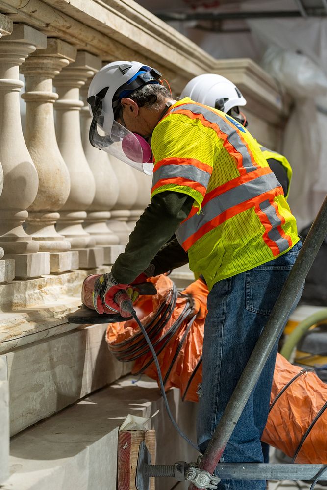 Stone Preservation - Phase 3 West FrontThe U.S. Capitol Exterior Stone and Metal Preservation Project is a multi-phased…