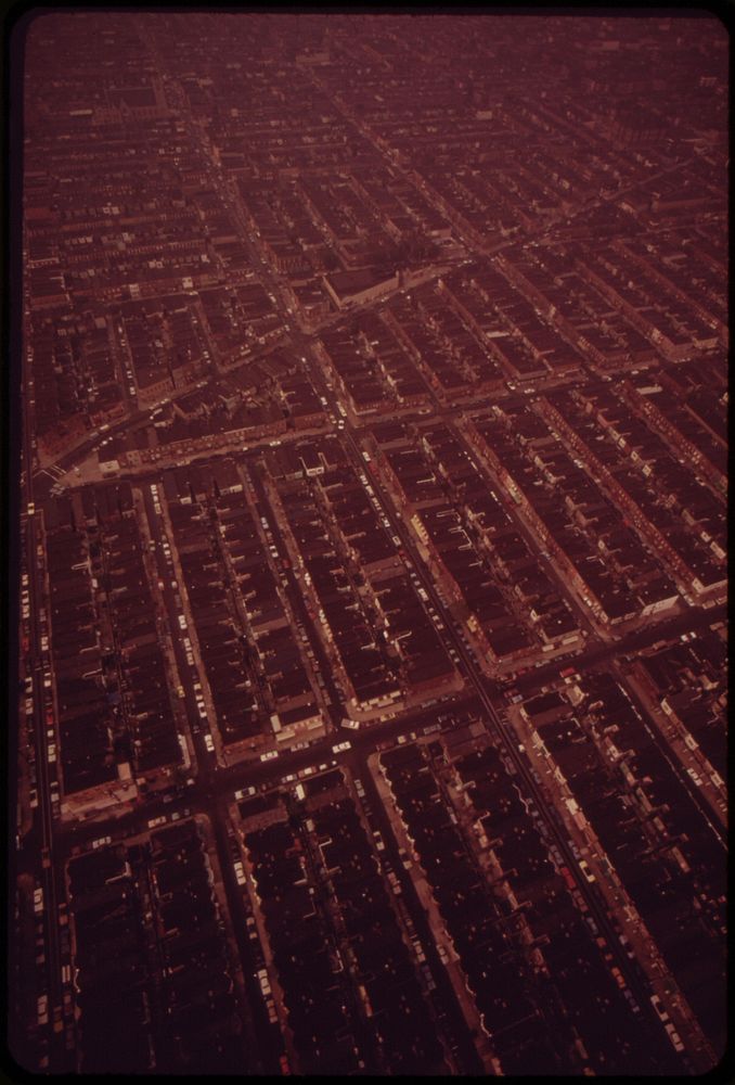 Row Houses, August 1973. Photographer: Swanson, Dick. Original public domain image from Flickr