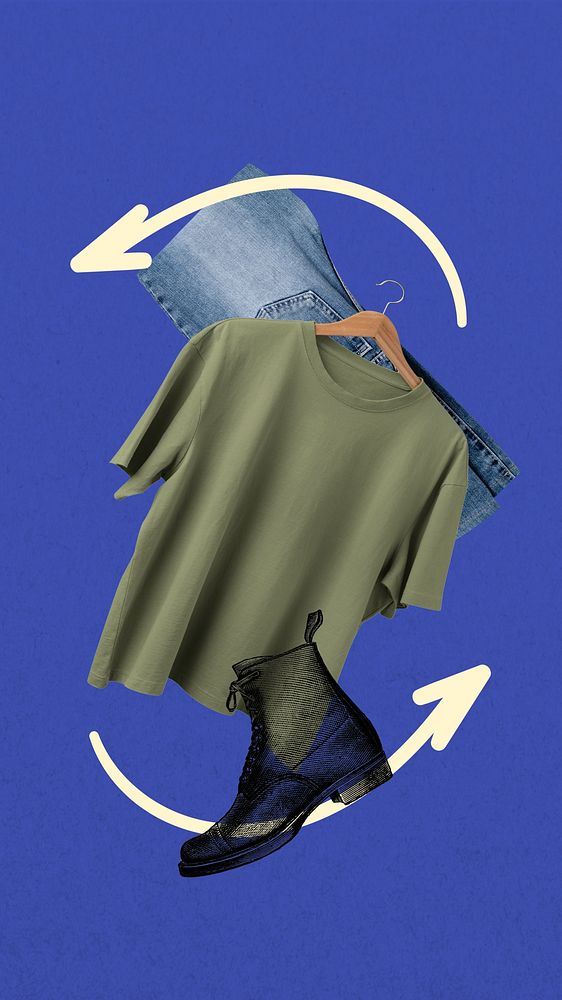 Recycle clothing fashion mobile wallpaper