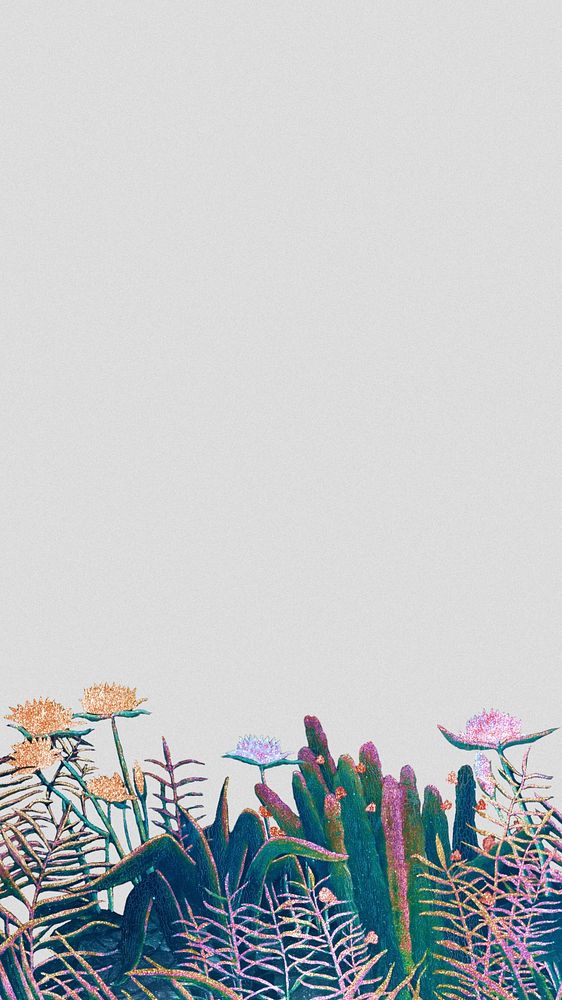 Henri Rousseau's nature iPhone wallpaper. Remixed by rawpixel.