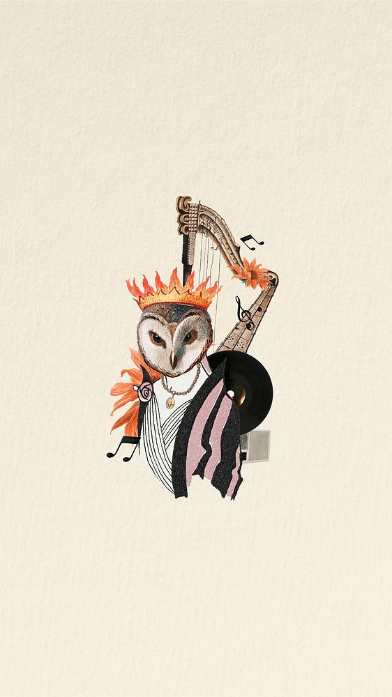 Owl aesthetic bird iPhone wallpaper