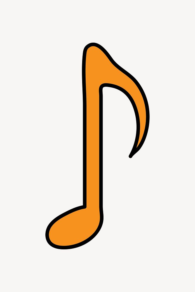 Musical note illustration vector