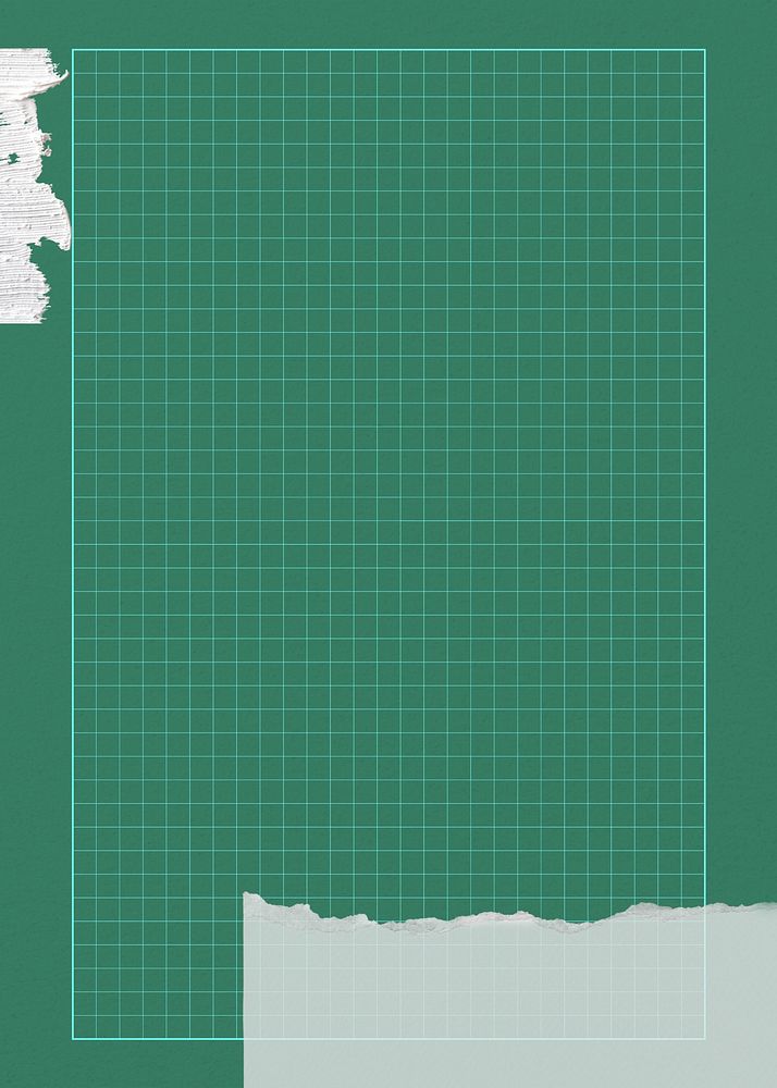 Green cutting mat background, grid patterned design