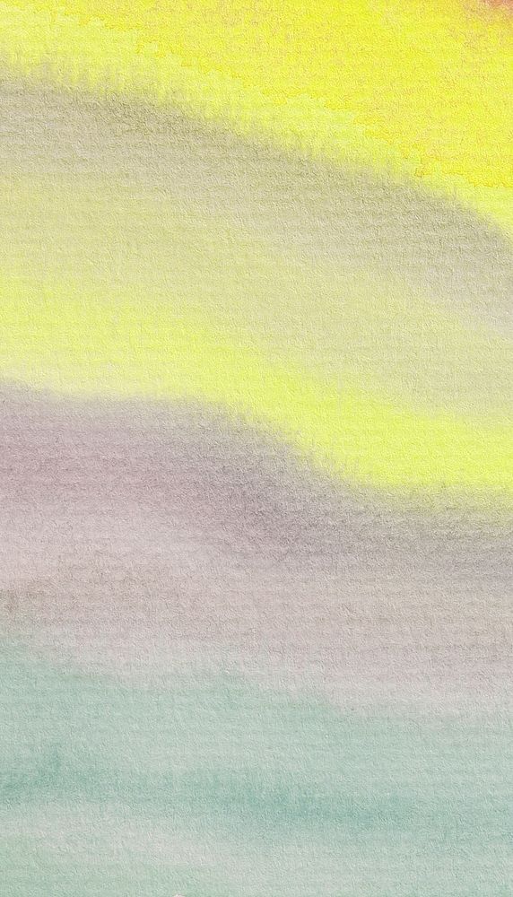 Yellow gradient paper iPhone wallpaper, watercolor texted design