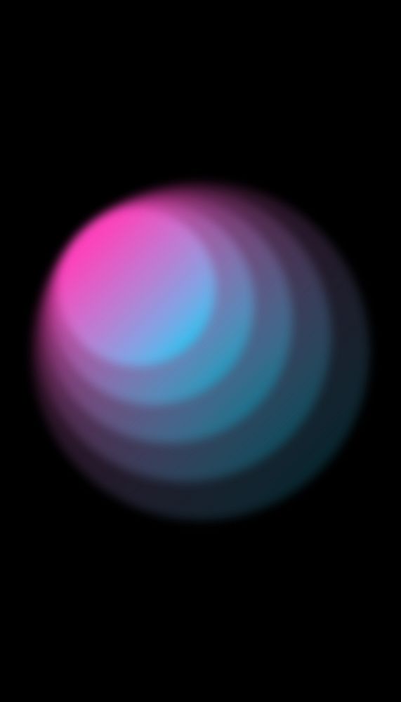 Pink gradient circle iPhone wallpaper, abstract design