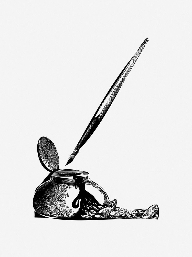 Ink pen clip art. Free | Free Photo - rawpixel