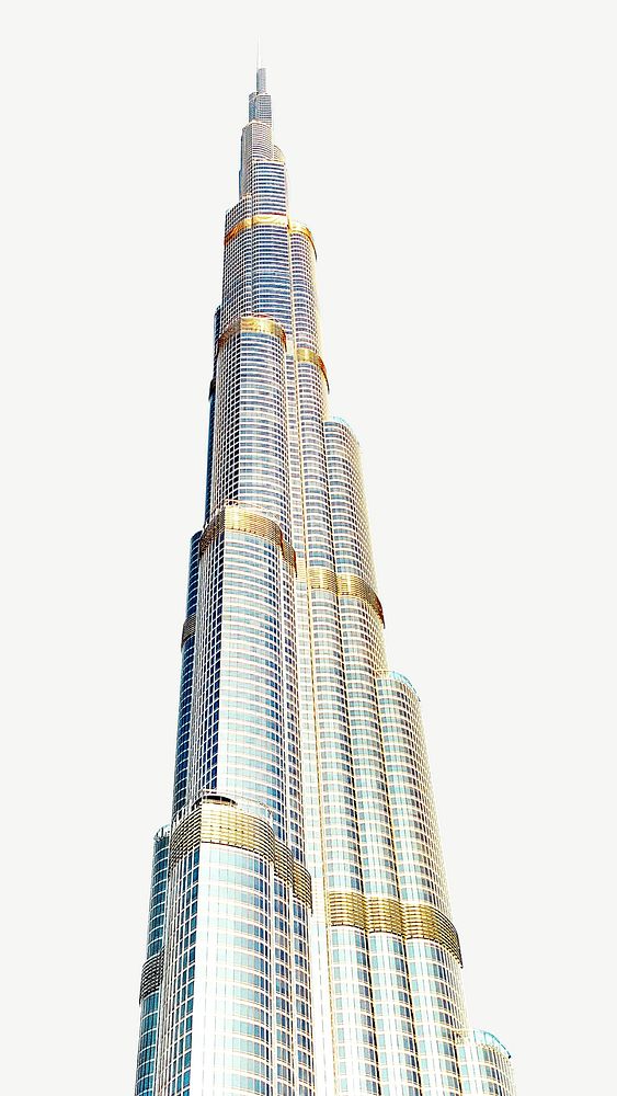 Burj Khalifa building psd. Dubai, United Arab Emirates, 5 JUNE 2023