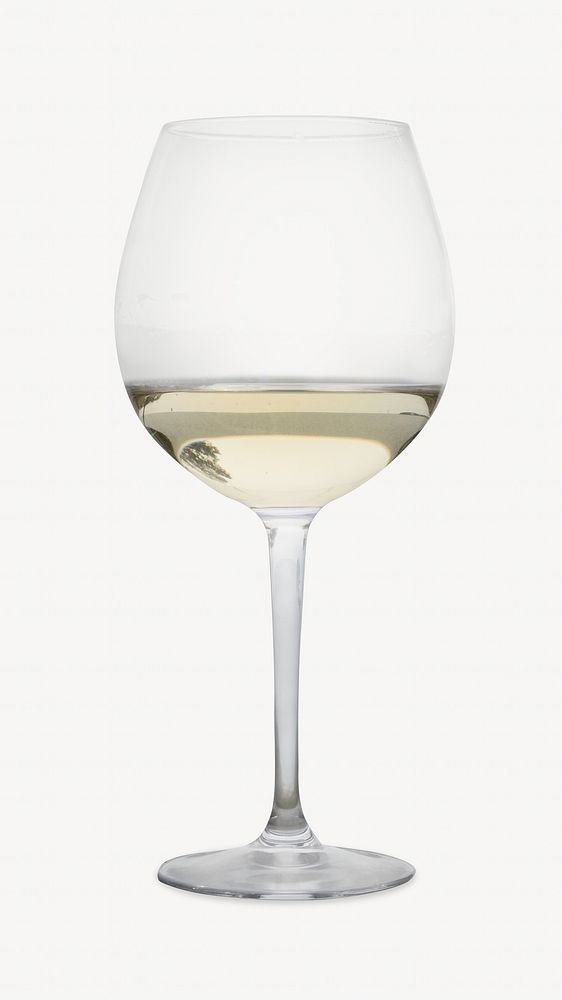 White wine, isolated design
