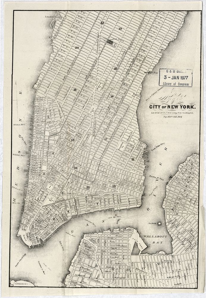 Map of the city of New York (1860)