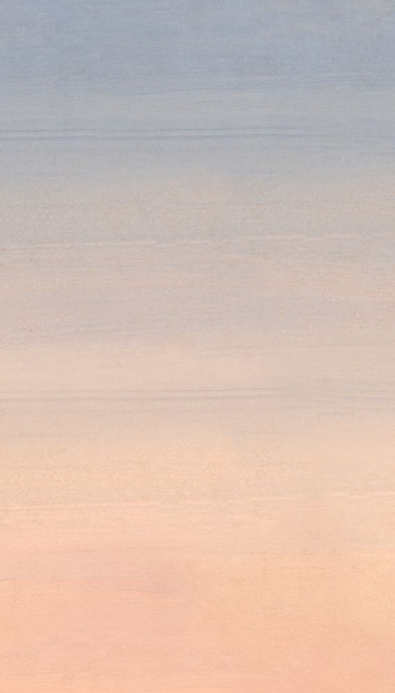 Pastel sunset sky iPhone wallpaper, vintage painting by Adolph G. Metzner. Remixed by rawpixel.