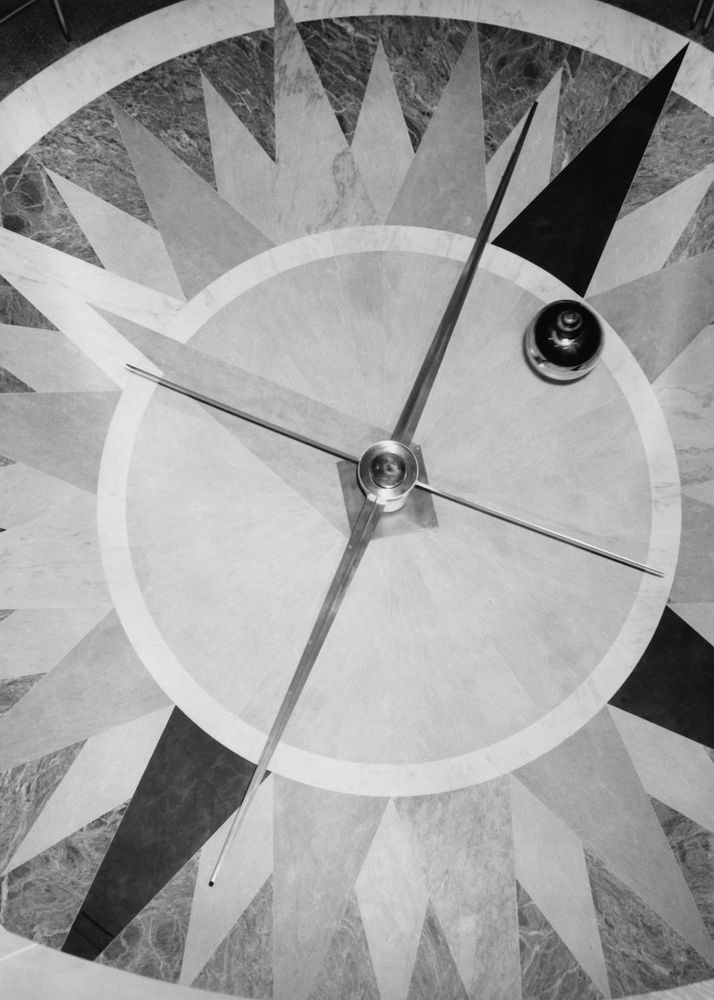 Foucault pendulum greyscale background, vintage image. Remixed by rawpixel.