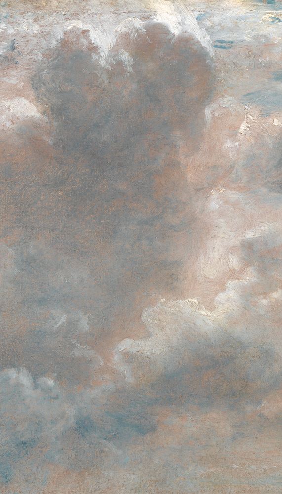 Vintage cloud sky iPhone wallpaper. Remixed by rawpixel.