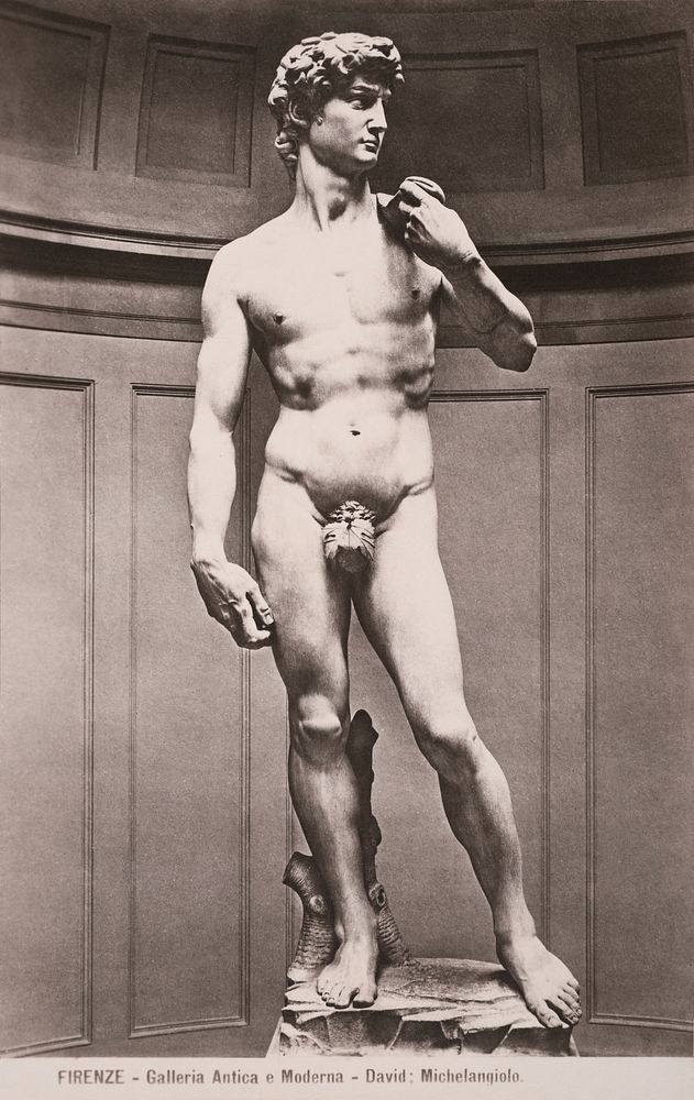 Florence - Ancient and Modern Gallery (1907&ndash;1915), by Michelangelo Buonarroti. Original public domain image from…