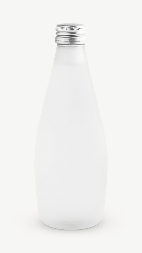 Glass bottle isolated graphic psd