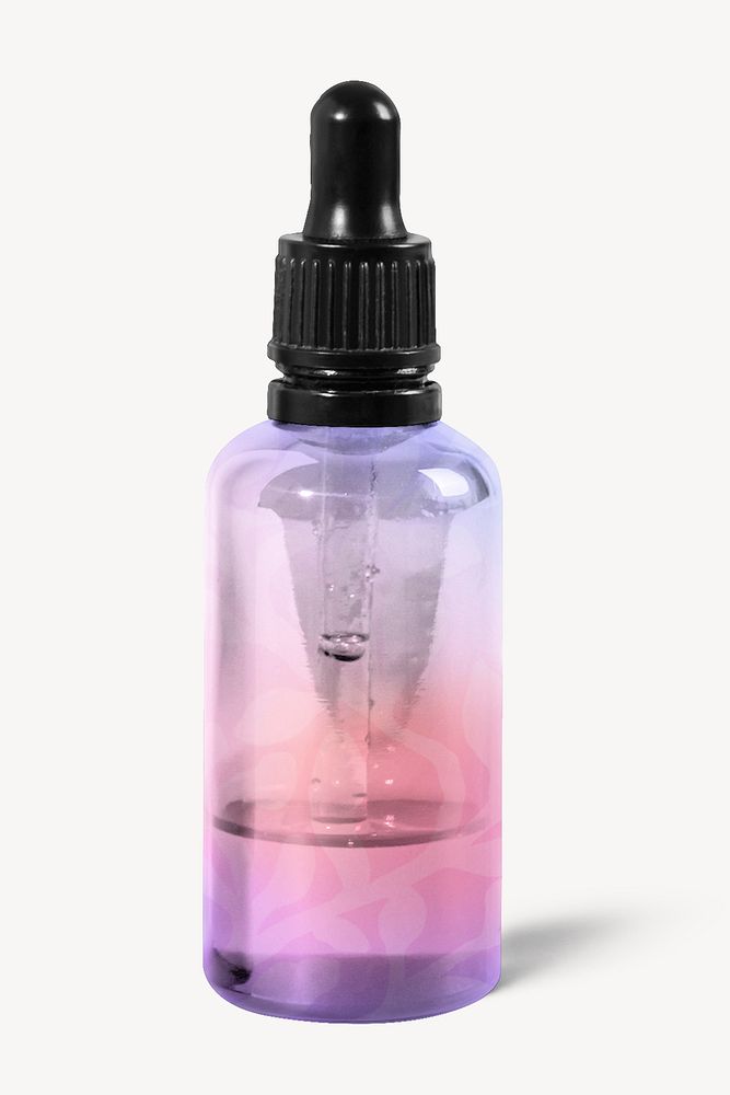 Gradient dropper bottle, product packaging