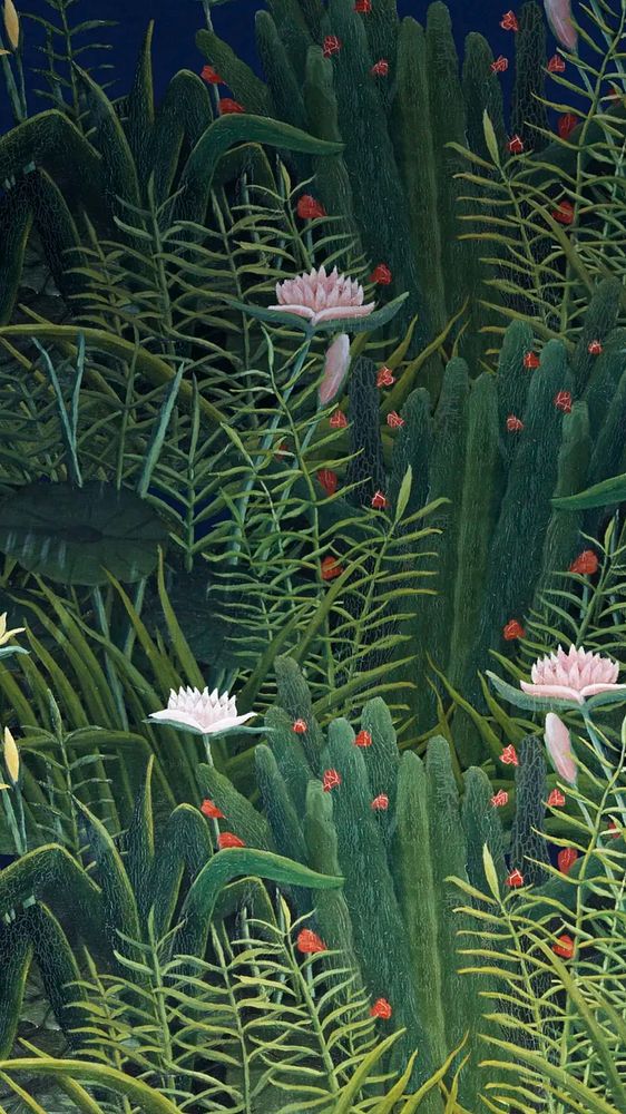 Green jungle iPhone wallpaper, tropical Premium Photo Illustration