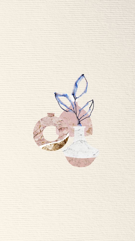 Aesthetic flower beige iPhone wallpaper