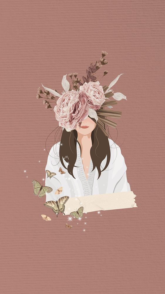Flower Girl Wallpaper on Pinterest