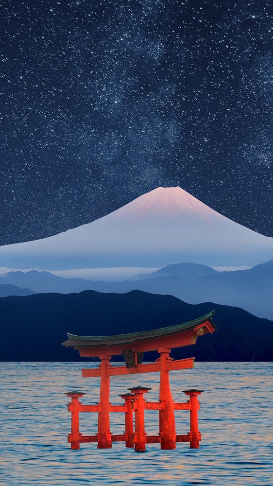 Aesthetic Japan travel iPhone wallpaper