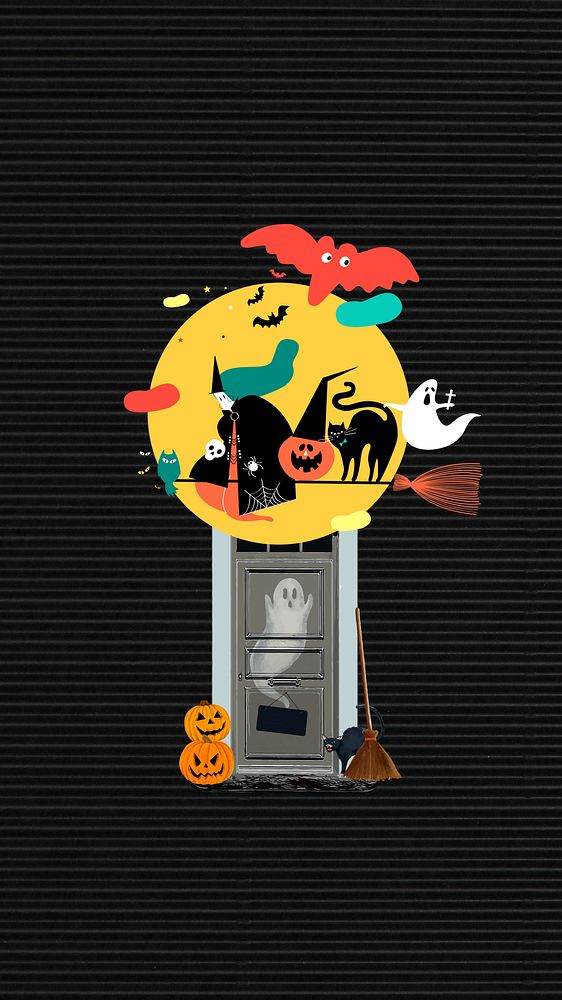 Aesthetic Halloween dark iPhone wallpaper