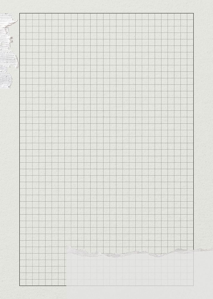 White cutting mat background, grid patterned design