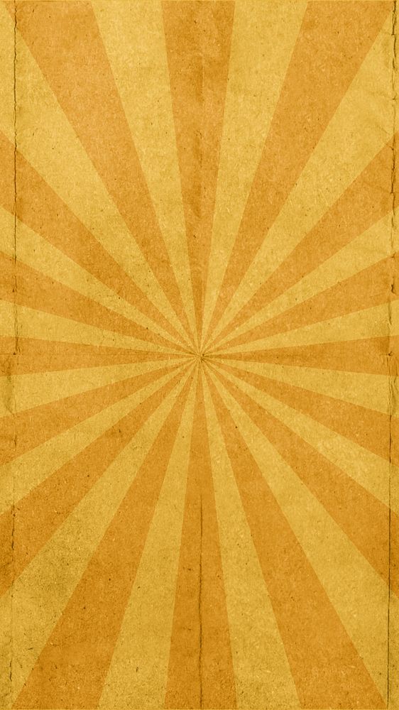 Yellow sun ray iPhone wallpaper, paper textured background