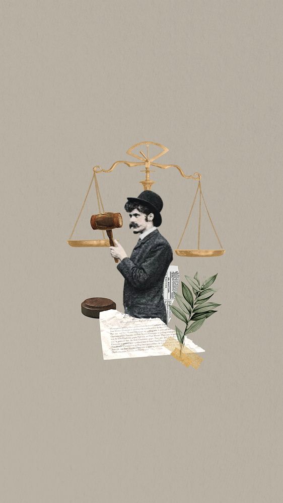 Scale of justice iPhone wallpaper, | Premium Photo - rawpixel