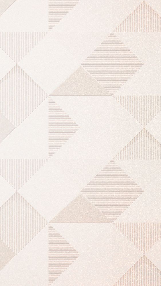 Gradient beige geometric mobile wallpaper