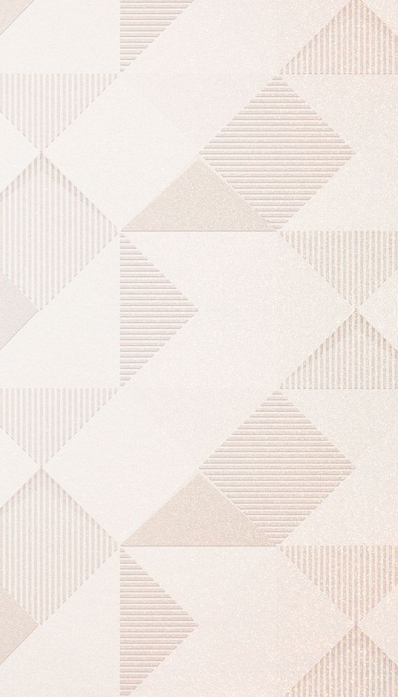 Gradient beige geometric mobile wallpaper