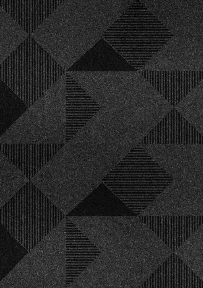 3D black geometric background