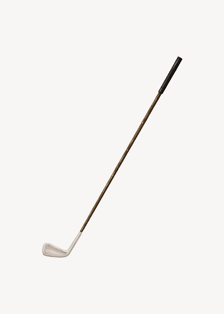 Golf club, sport equipment illustration