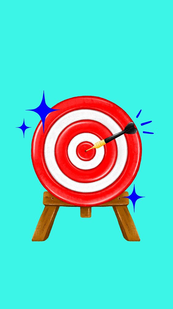 Bullseye target arrow iPhone wallpaper