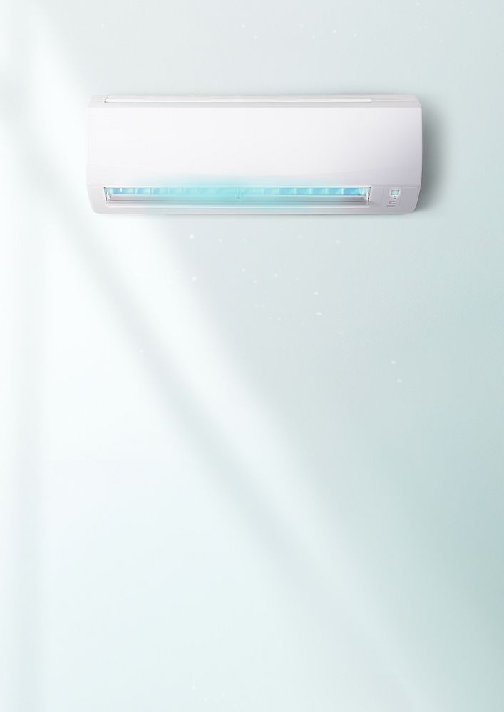 AC on wall image with copy space
