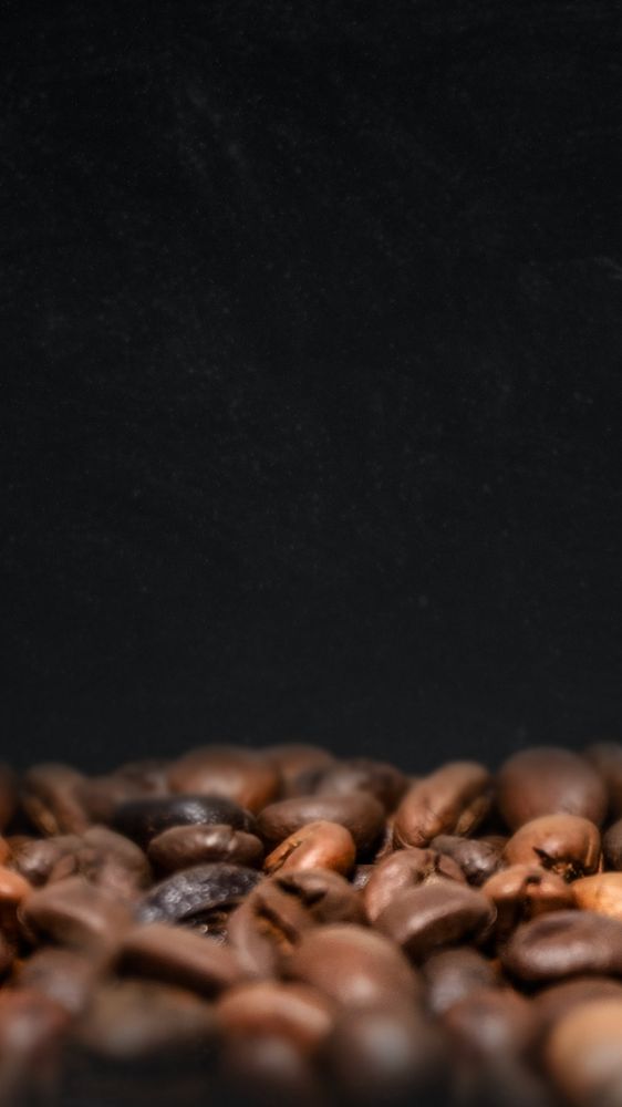 Roasted coffee beans mobile wallpaper