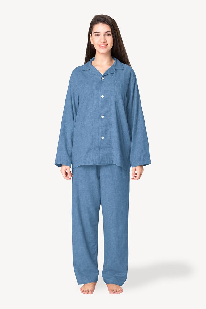 Women's pajamas mockup, editable fashion psd
