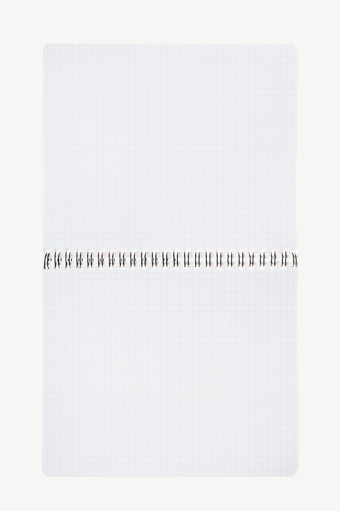 Open notebook isolated object graphic psd