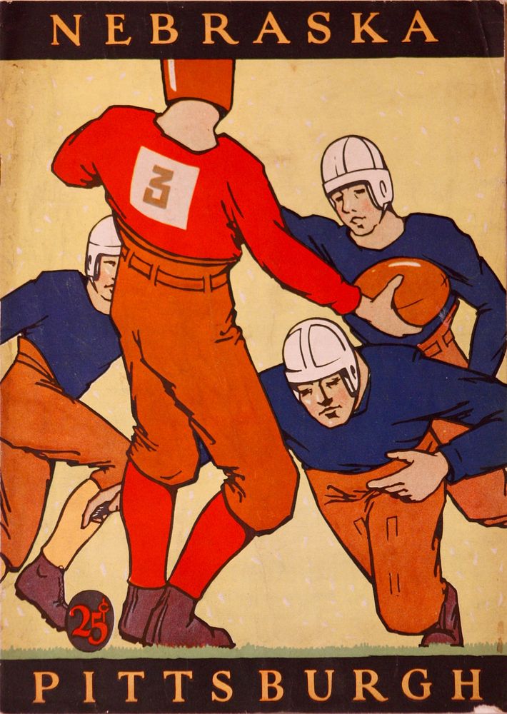 1927 Pitt versus Nebraska Official Souvenir Football Program