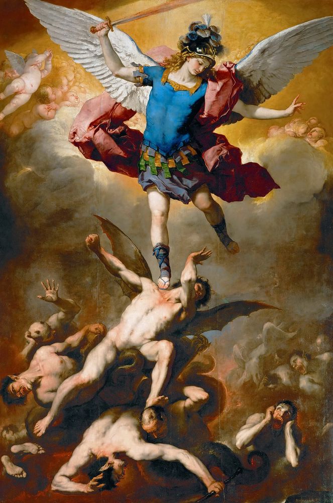 War in Heaven by Luca Giordano.