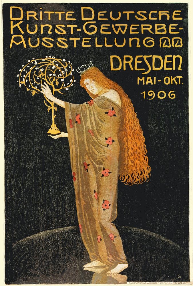 Dritte deutsche Kunstgewerbe-Ausstellung (1906) by Otto Gussmann.