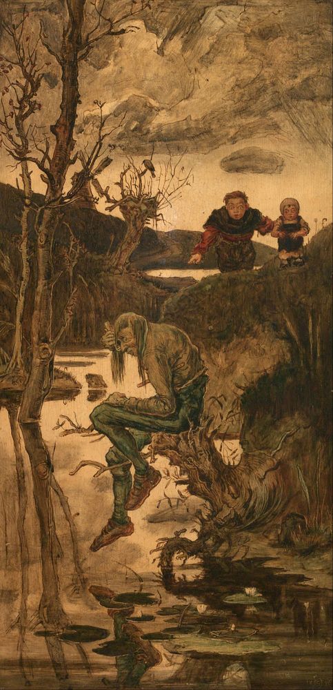 Hanu&scaron; Schwaiger - Water Gnome - 1886.