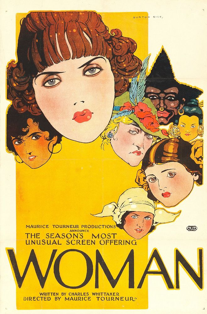 Poster for the 1918 film Woman.