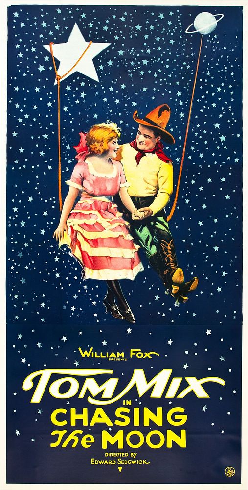 Movie poster for the American drama film Chasing the Moon (1922).