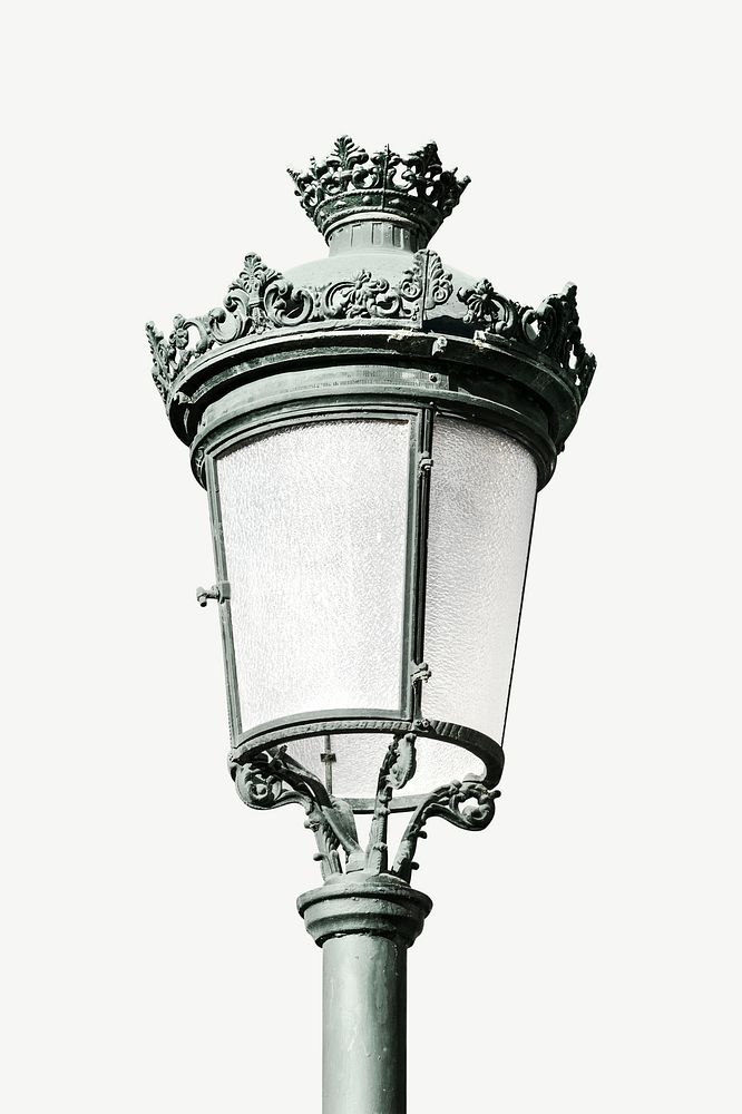 Street lantern isolated graphic psd