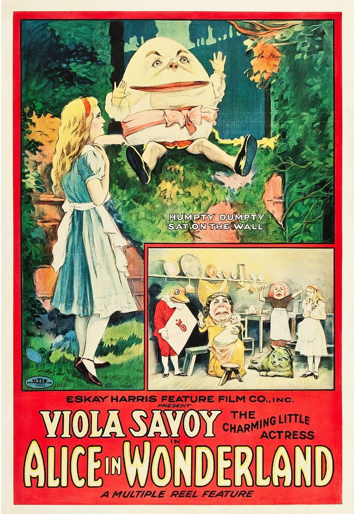 Poster for the 1915 film Alice in Wonderland.