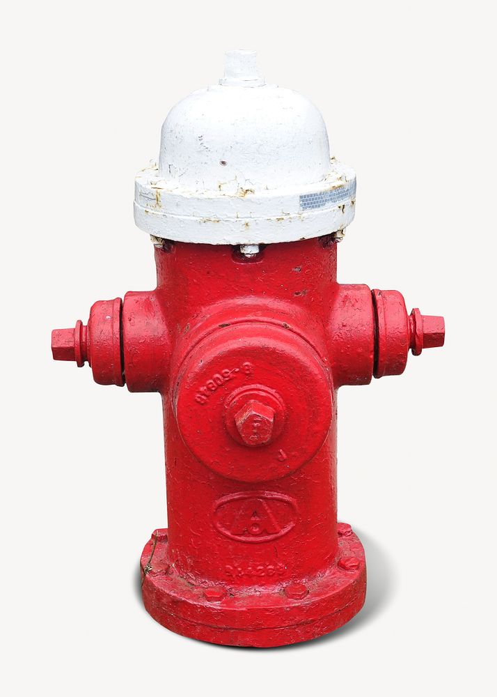 Fire hydrant, isolated image on white