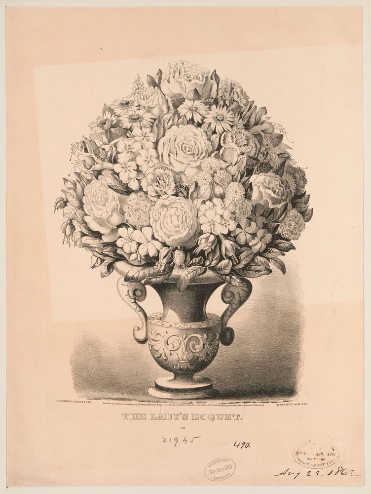 The lady's boquet (1862) by Currier & Ives