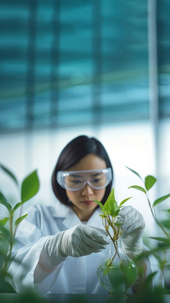 close up photo of modern crop science. AI generated Image by rawpixel. 