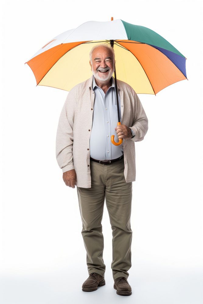 Umbrella portrait smiling adult. AI generated Image by rawpixel.