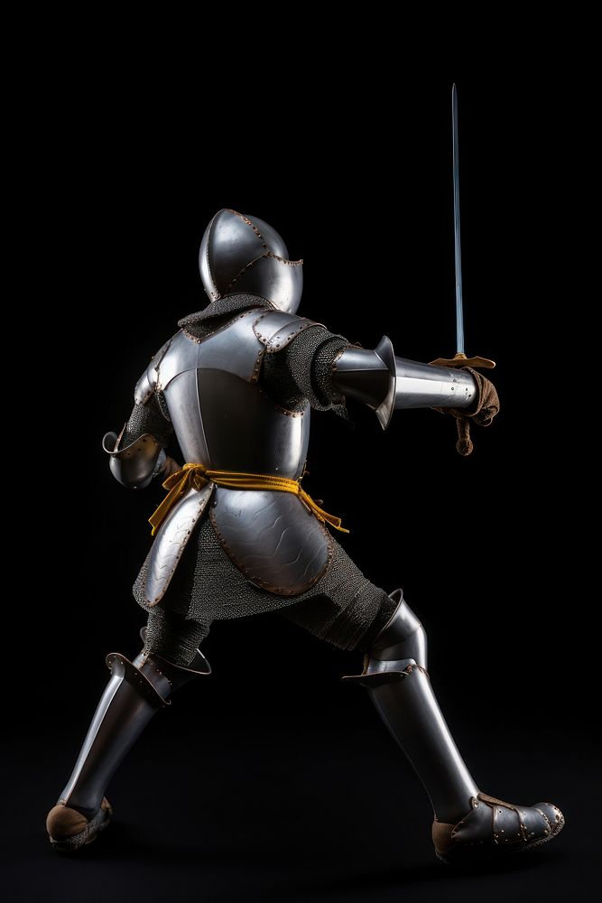 Fighting medieval knight weapon sword architecture. AI generated Image by rawpixel.